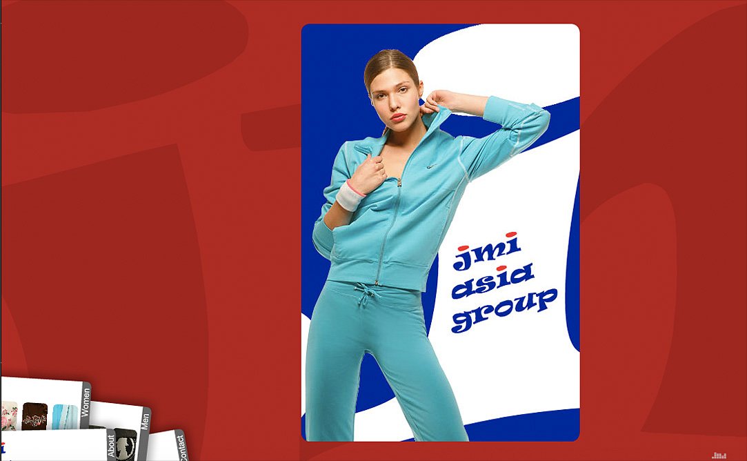 עיצובאתר אופנה לחברת JMI Asia